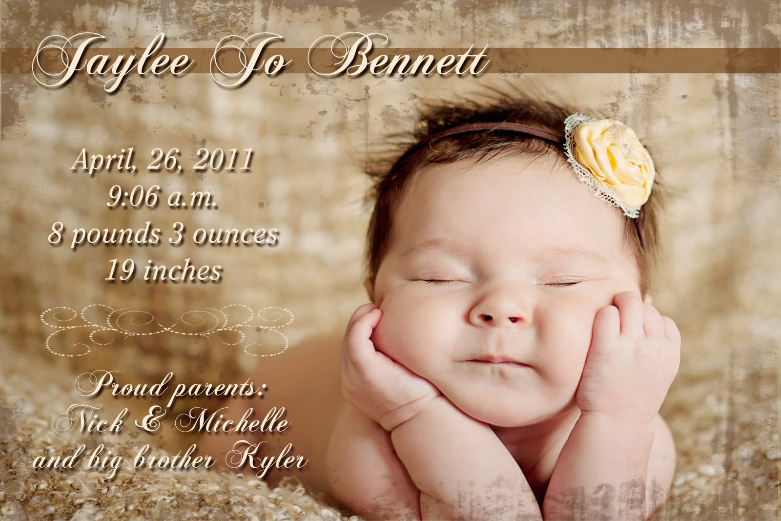 Digital Works Designs Birth Announcements