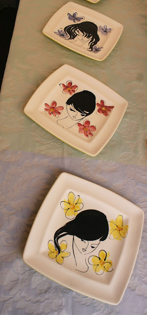Charming 1960s plates