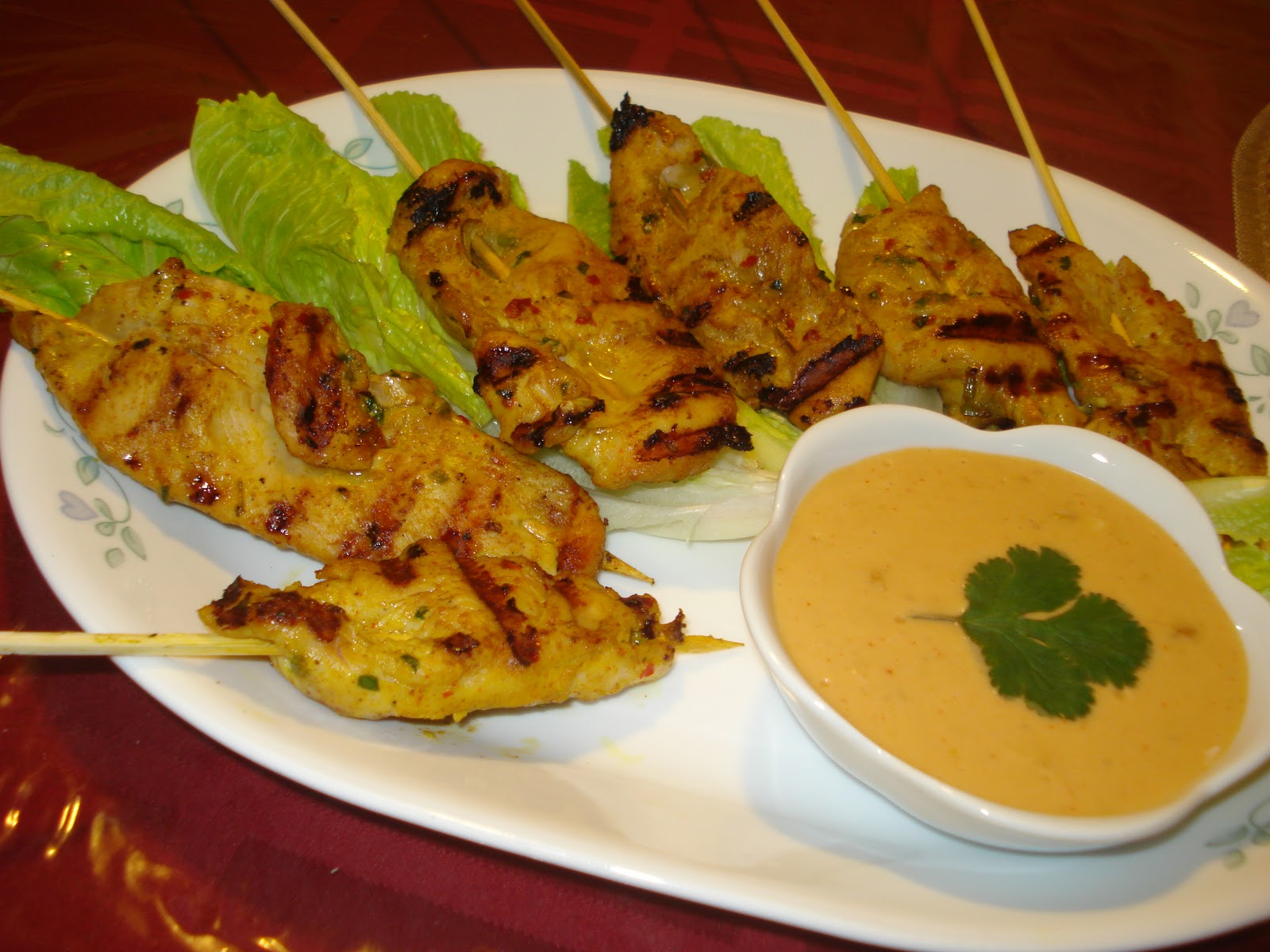 The Sizzling Pan "Everyday Cooking" Thai Chicken Satay with Peanut
