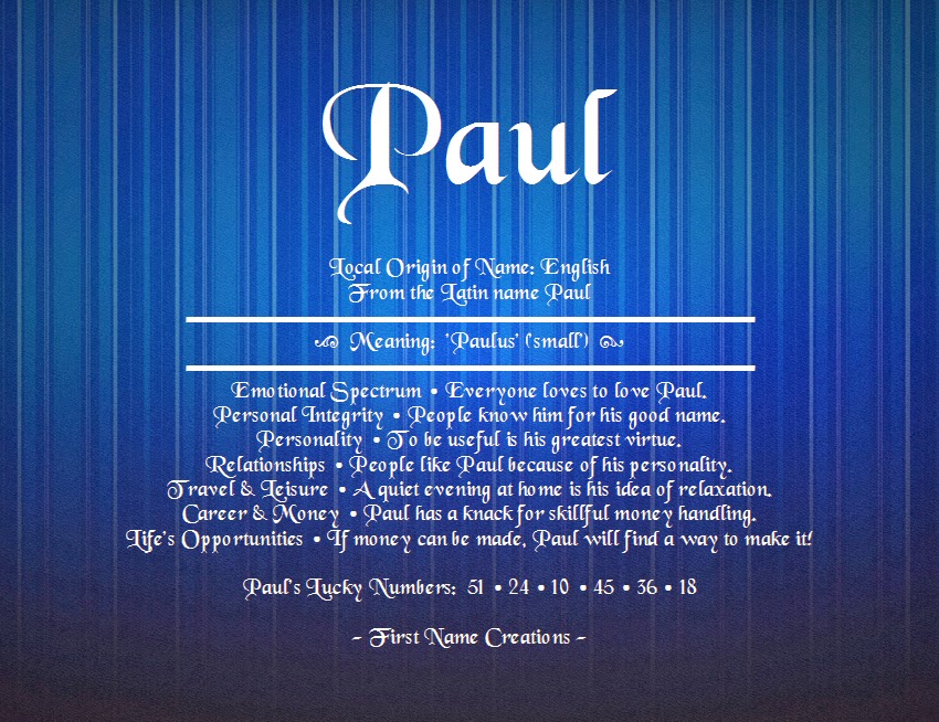 First Name Creations