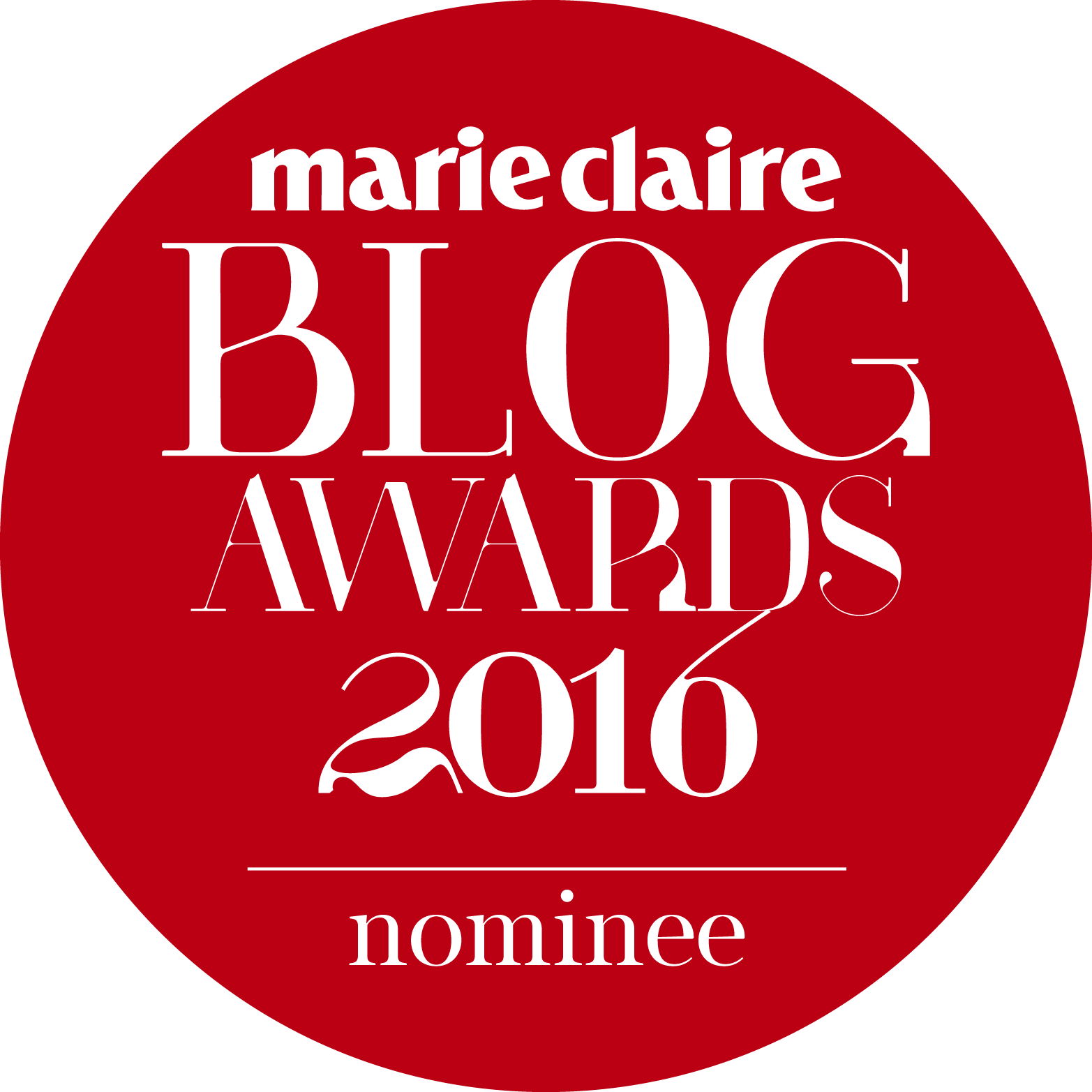 Marie Claire Blog Awards 2016