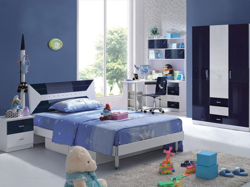   kamar anak laki laki biru model kamar anak laki laki