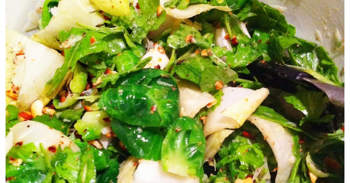 peace. love. & good food. Brussels SproutLeaf Salad