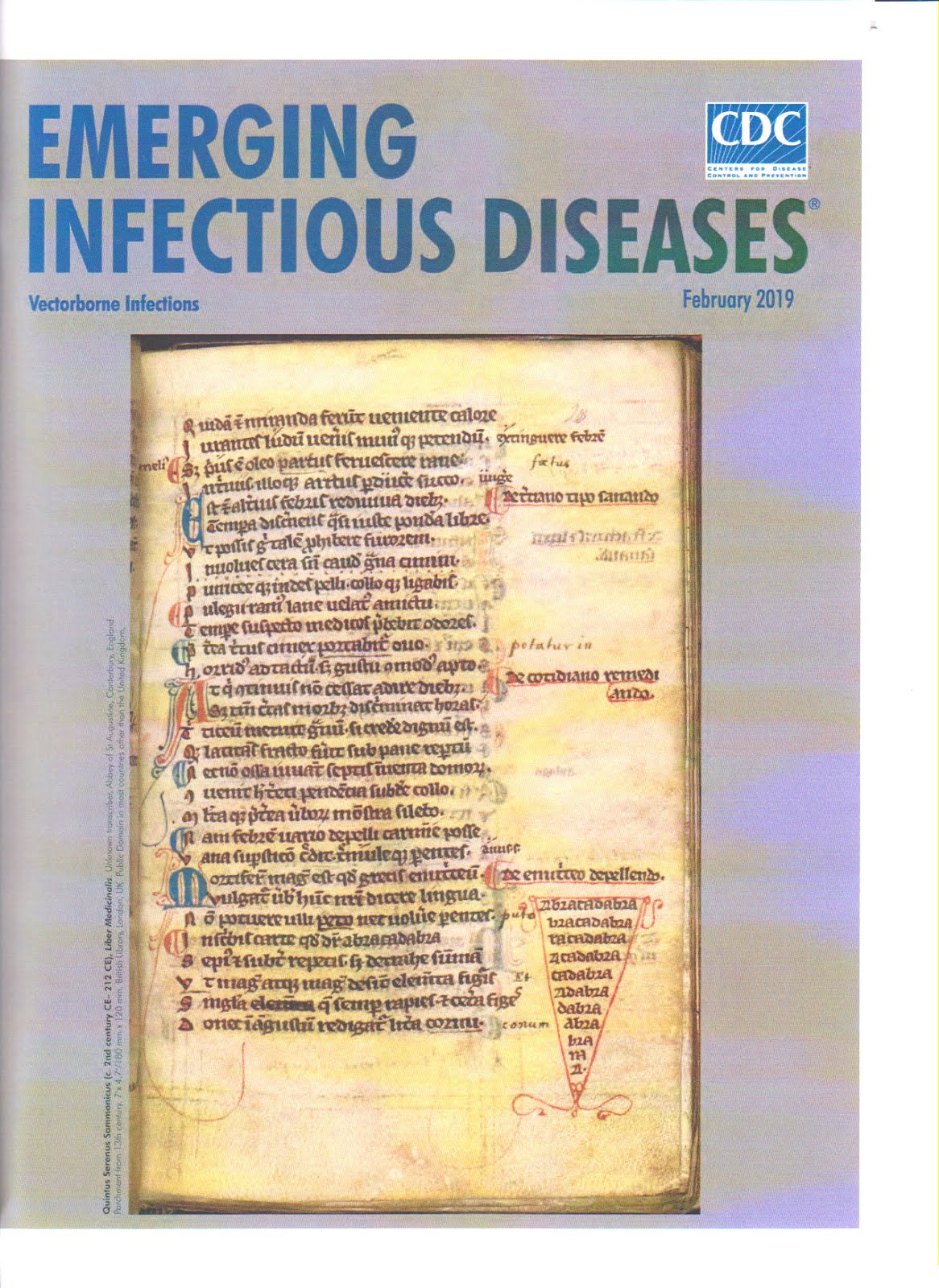 CDC: Emerging Infectious Diseases [February 2019]