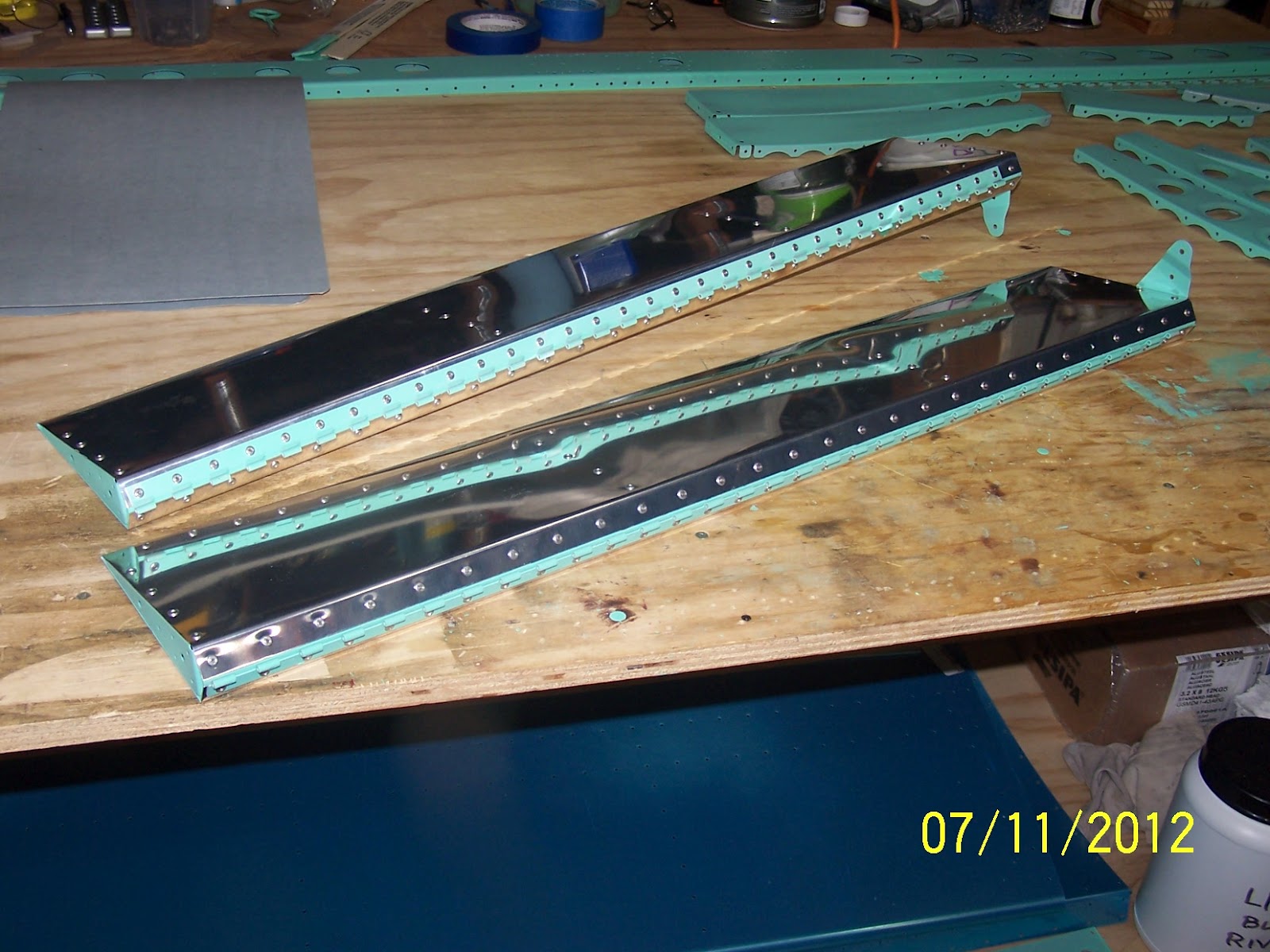 RV12 N79AM Rudder & AntiServo Tab Assembly