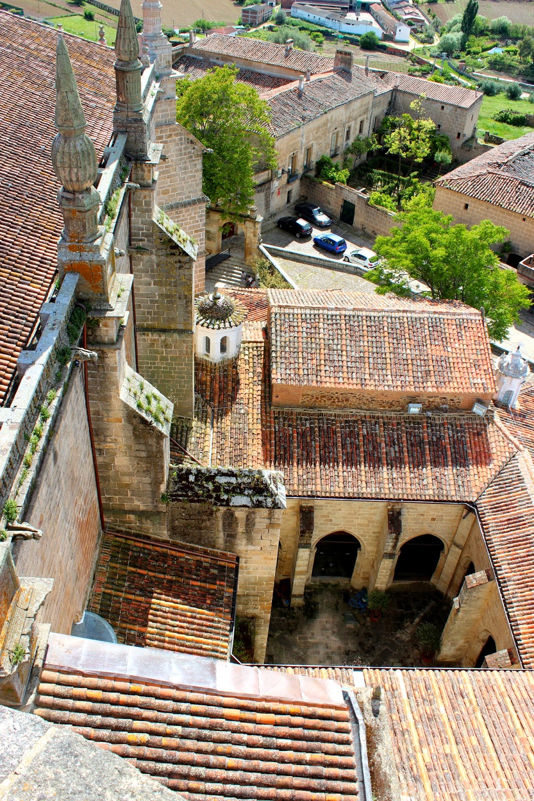 Vistas desde la torre campanario de la catedral de Coria