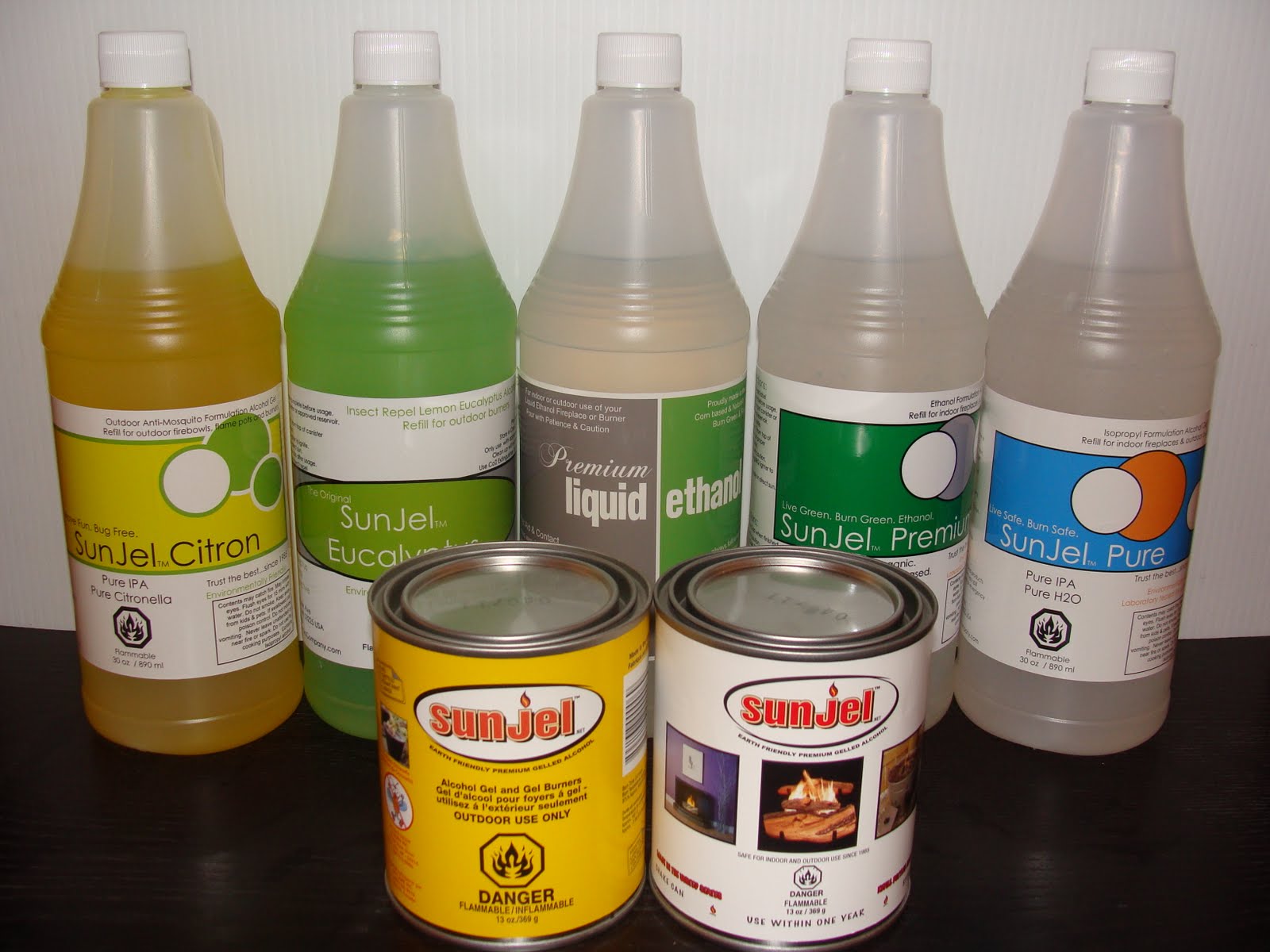 Gel Fuel, Indoor & Outdoor SunJel Gel Fuel, Gel Fuel, SunJel