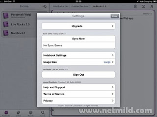 Oneote For iPad UI  Download Microsoft OneNote untuk iPad