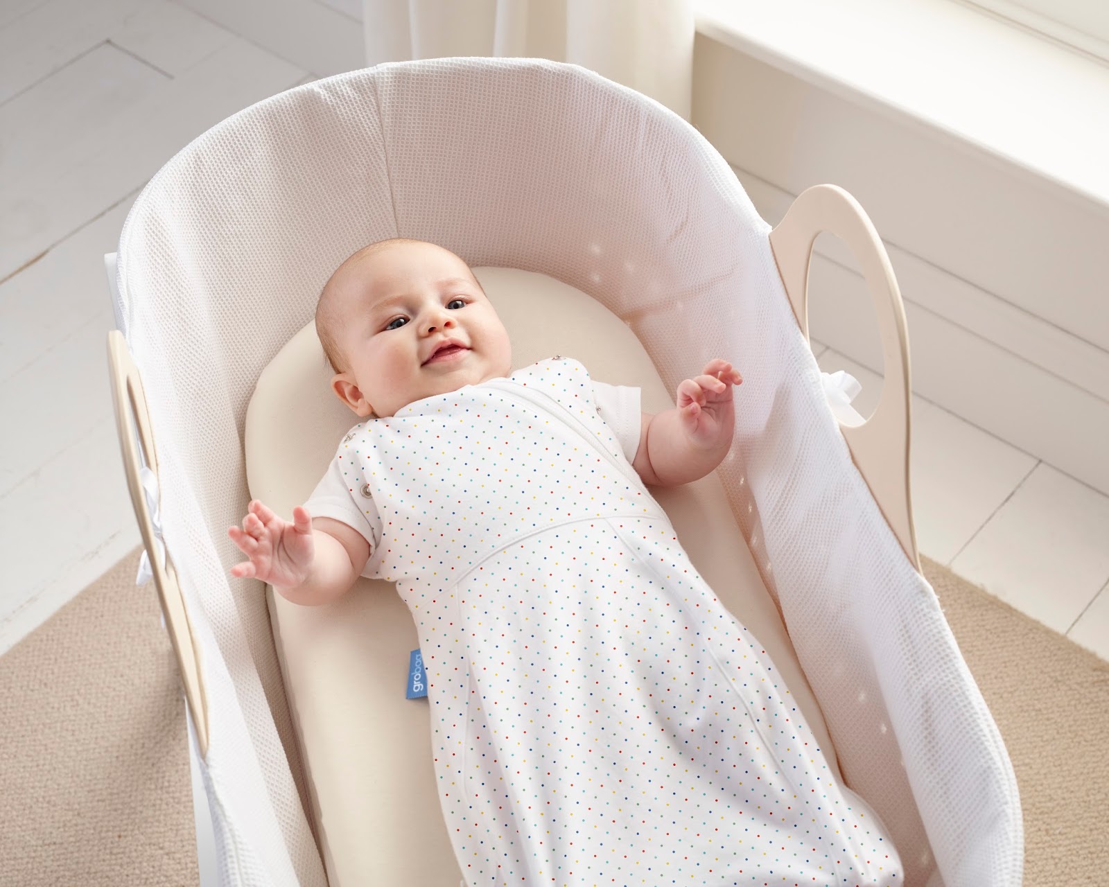 Learn to be a Mom Grosnug New 2in1 Swaddle and Newborn Grobag 