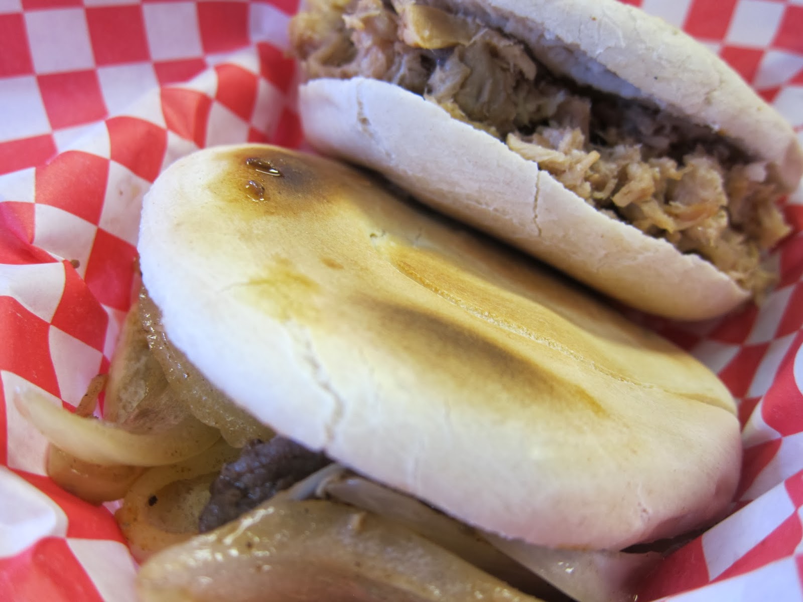 MamiEggroll Fresh hand pulled noodles at Gene's Chinese Flatbread Cafe