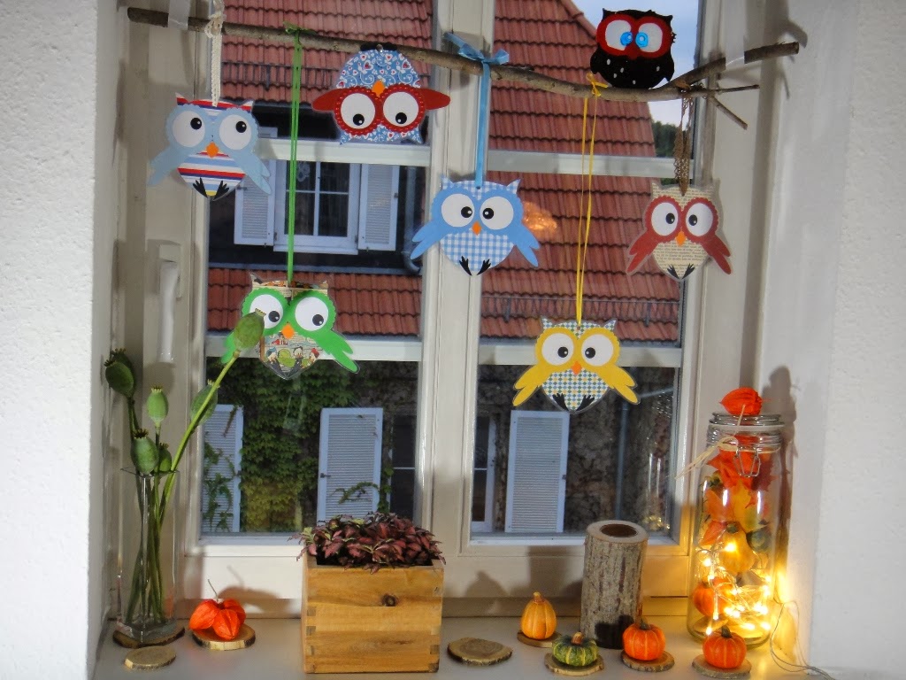 Ines Felix Kreatives zum Nachmachen Eulenfenster