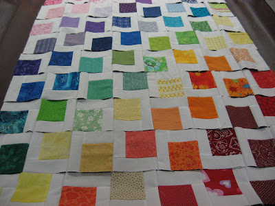 How to Chain Sew a Quilt Top ~ A Picture Tutorial