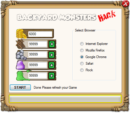Hack Cheat Tool Download Backyard Monsters Cheats Hack