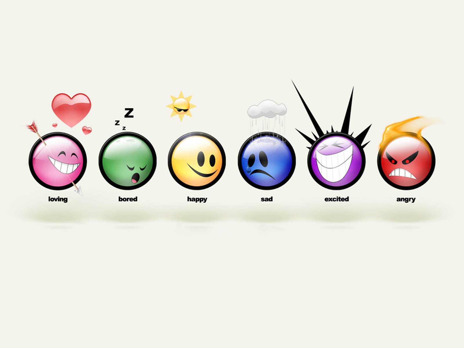wallpapers: Smilies1600 x 1200