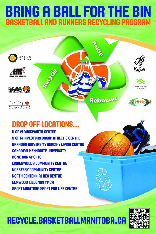 Basketball Manitoba Equipment Recycling Program Basketball Manitoba