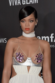 Fashion Icon! Rihanna Stuns at 2014 amfAR LA Inspiration Gala in Hollywood