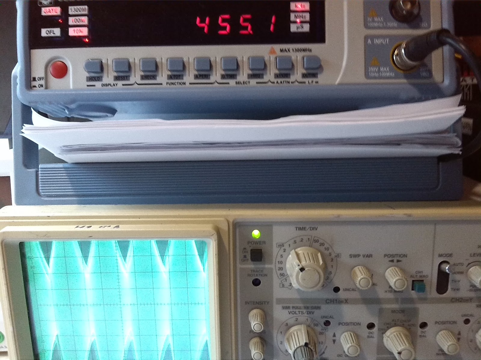 Electronics 455kHz IF Signal Generator with AM Modulation
