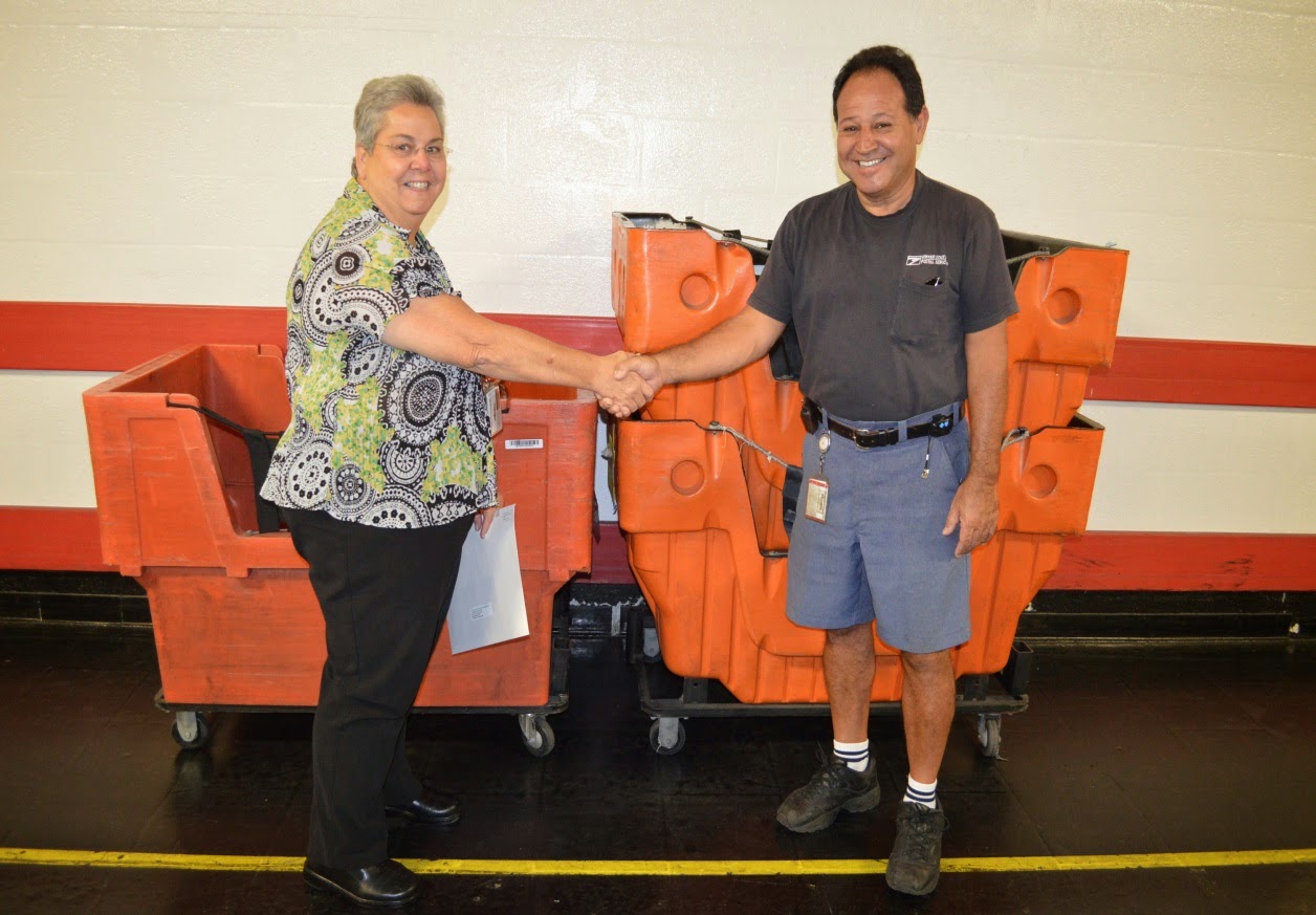 South Florida Postal Blog Teamwork Returns MTE to USPS