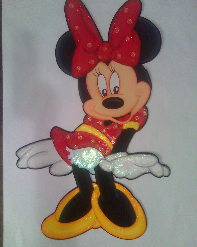 Minnie Mouse en foamy