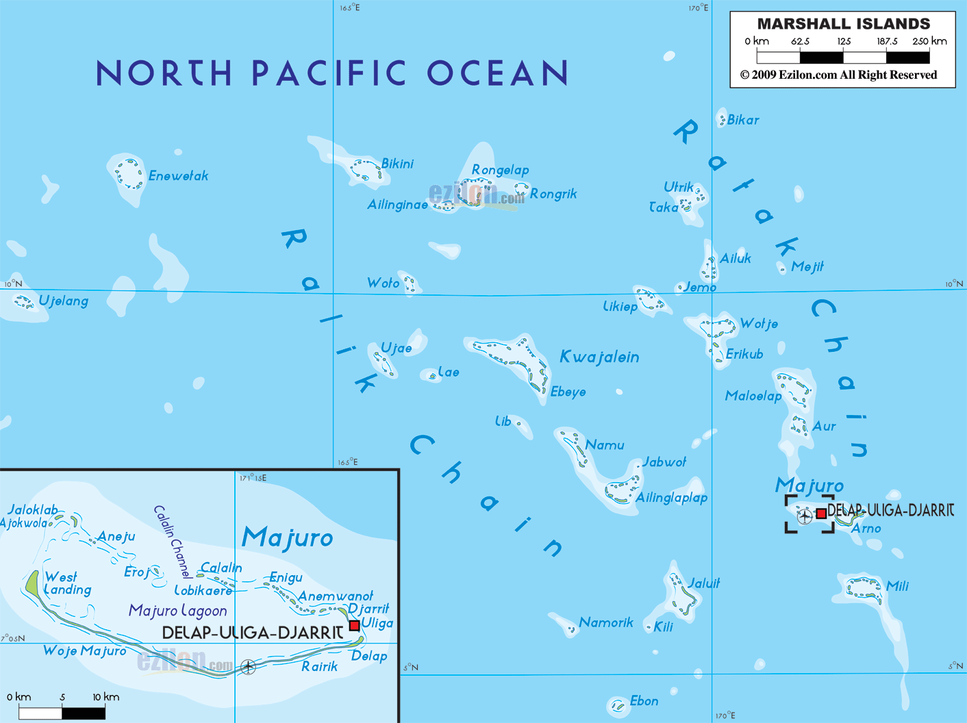 ISLAS MARSHALL MAPAS GEOGRÁFICOS DE LAS ISLAS MARSHALL Mundo Hispánico™