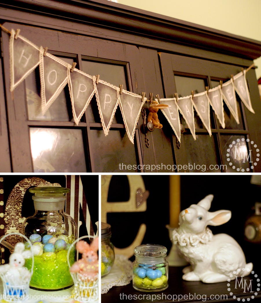 Easy Easter Display The Scrap Shoppe