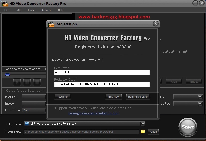 hd video converter factory pro 21.3 serial key