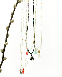 ▪️Miyukibeads necklace, tassel and charm.