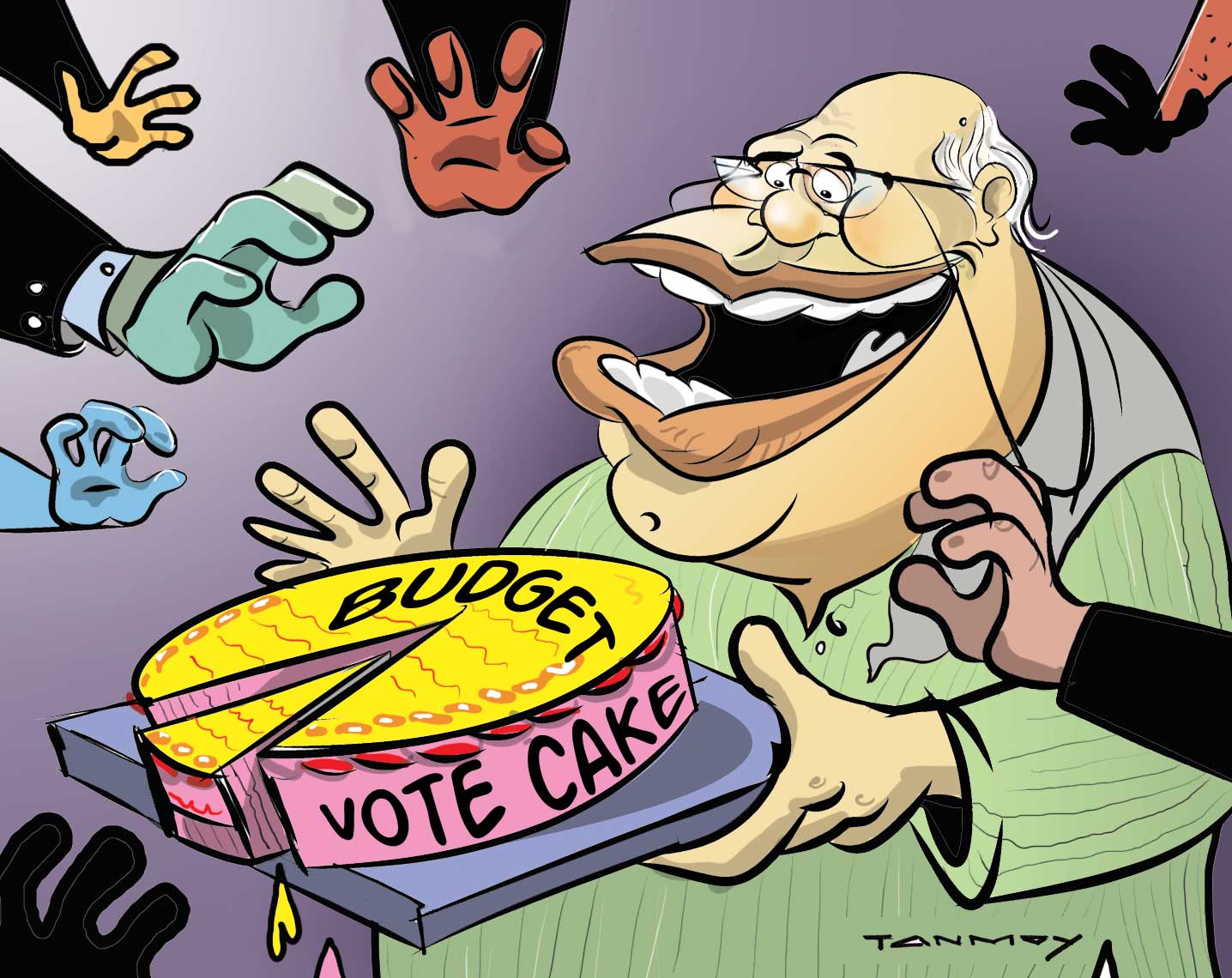Tanmoy Cartoons: BUDGET FOR ELECTION BUDGET FOR VOTE!