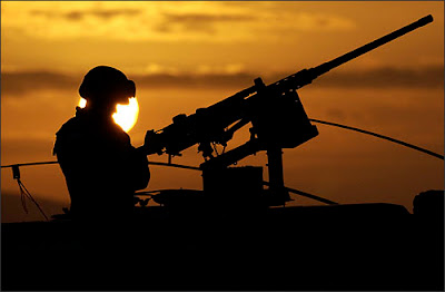 Early morning duty in Guantanamo Bay, Cuba. Nikon D1H, 1/4000 @ f6.3, exp. comp. - 0.3.