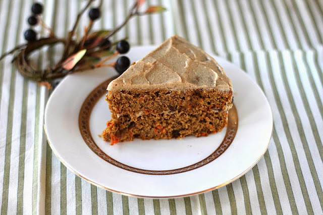 Healthy Carrot Cake with Maple Cinnamon Tofu Frosting