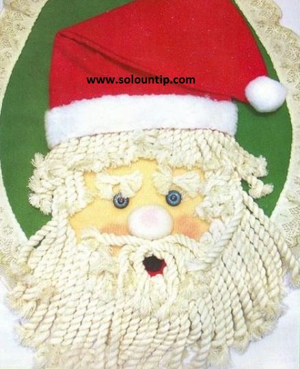 Fundas para baño navideñas en fieltro ~ solountip.com
