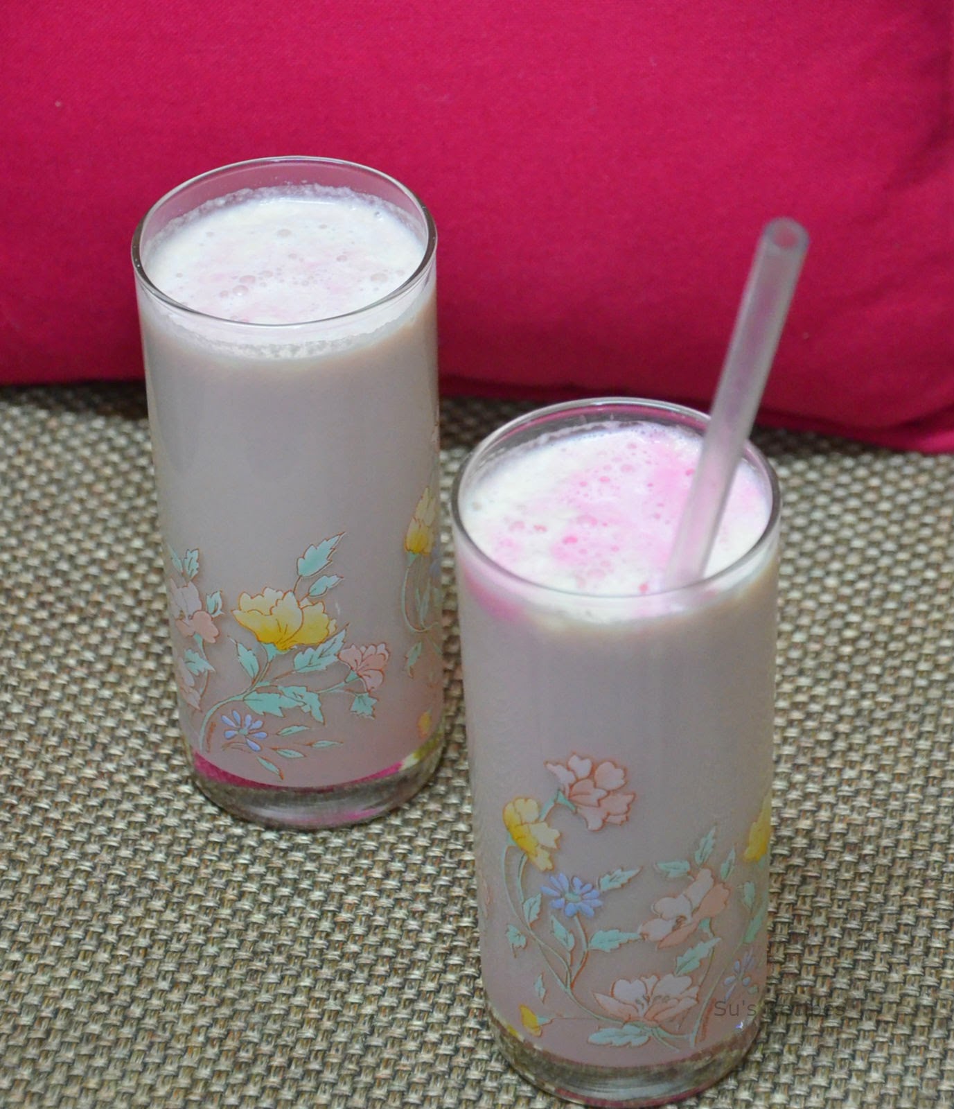 Su's Recipes Rose Milk