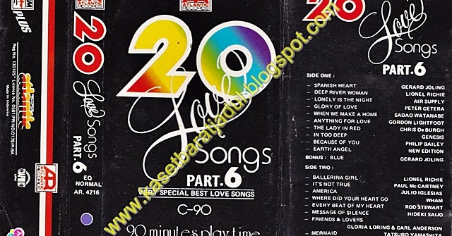 Kaset Barat Jadul (KaBar Dul): Very Special Best Love Songs Part-6  (Atlantic Records)