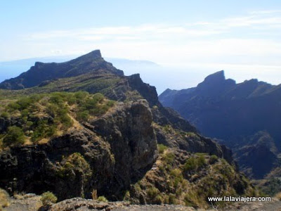 Vista del Parque Rural del Teno subiendo hacia Masca Parque Rural Teno, Tenerife