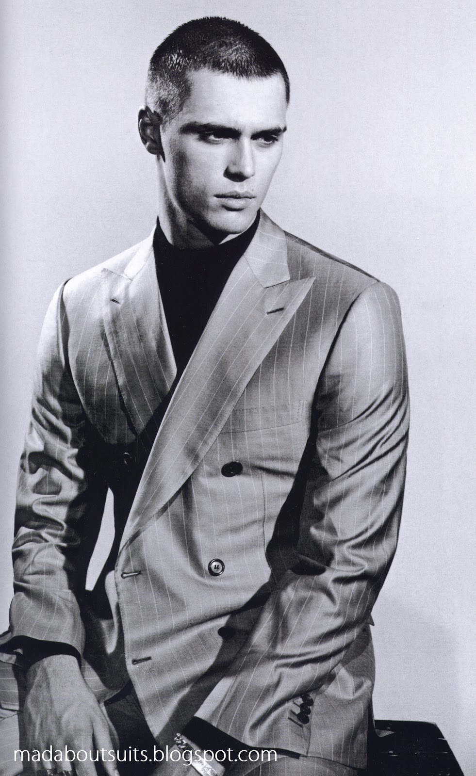 Suit With Turtleneck