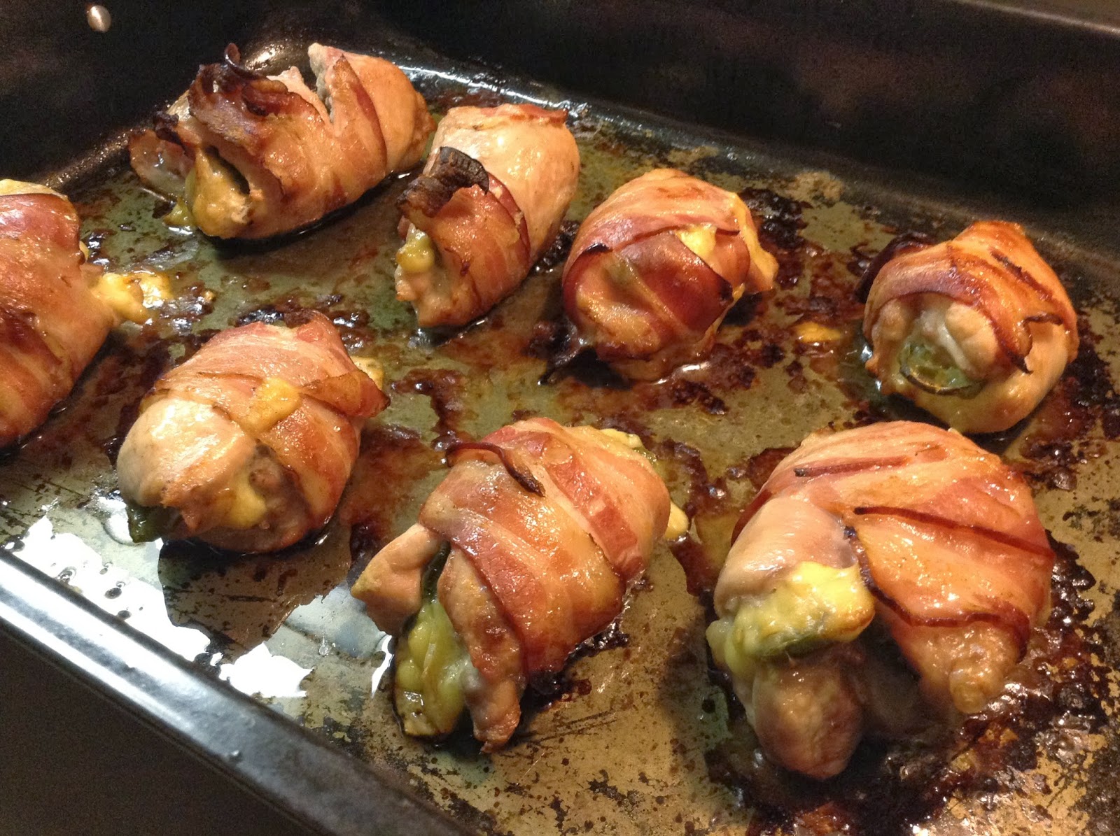 Use boneless chicken thighs, since they can be easily folded open and