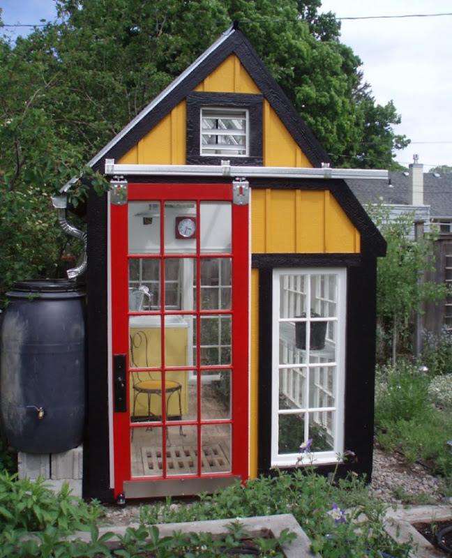 On the Wish List An Upcycled Greenhouse