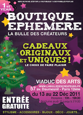 Marché de Noël vente de créateur