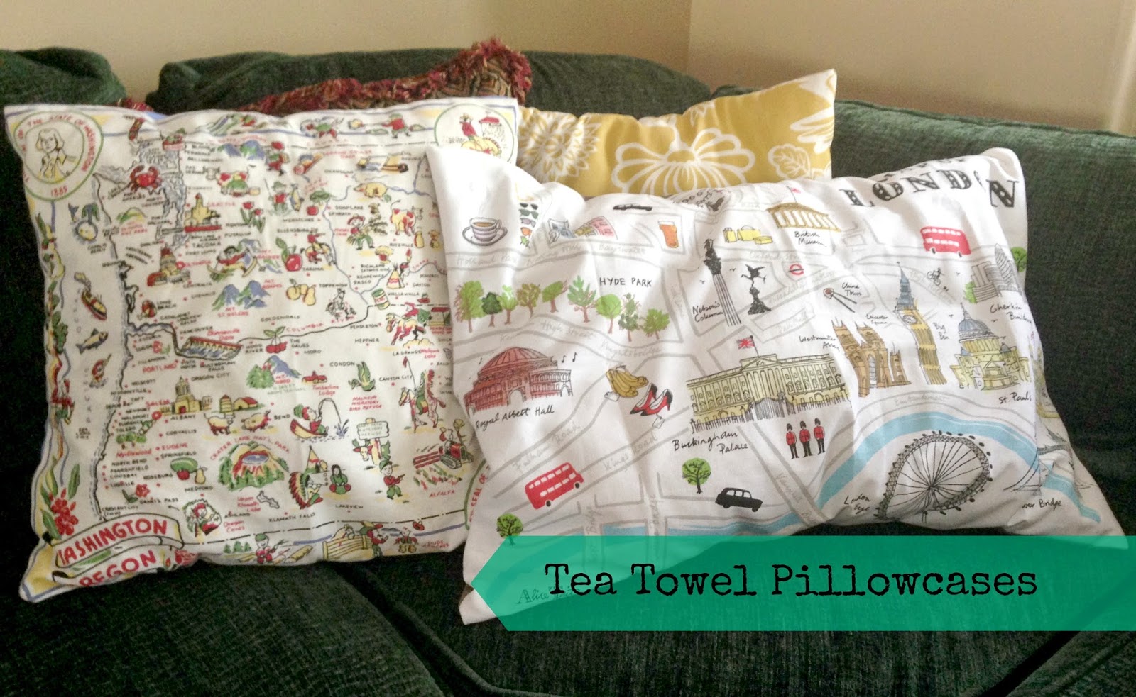The Cliffhanger Tea Towel Pillowcases