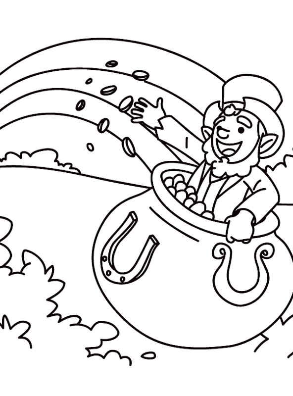 Coloring Pages For Leprechaun Top Coloring Pages