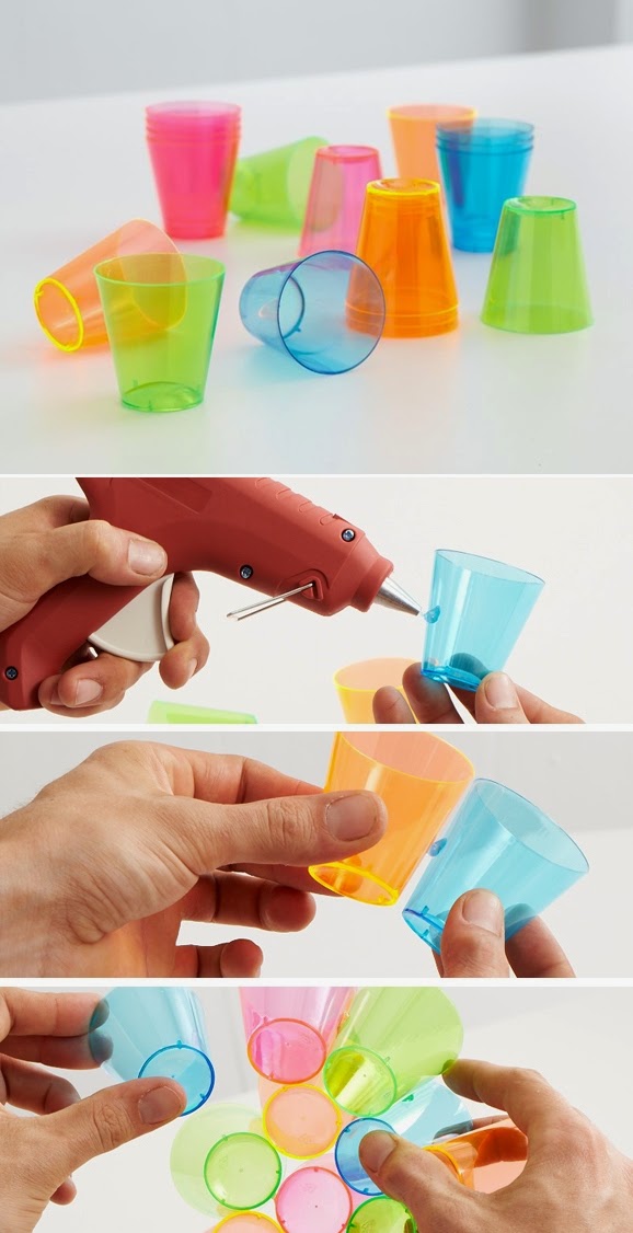 How to Make a Sphere out of Plastic Cups DIY Craft Projects