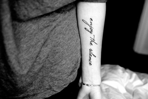 arm quote tattoos women fashion