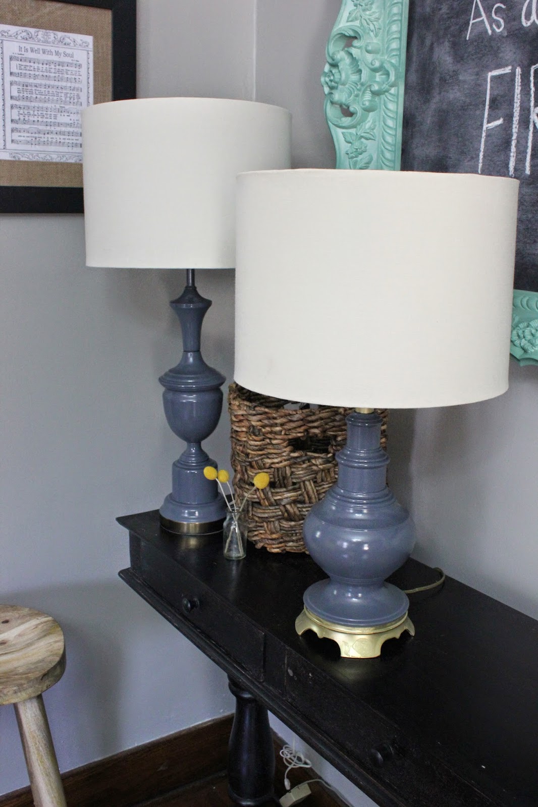 Katie in Kansas DIY Spray Paint Lamp