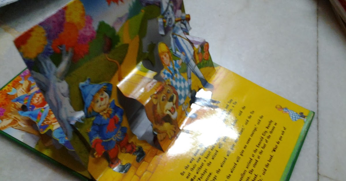 Maximum B Boy Interest Wizard Of Oz 3d Pop Up Story Book
