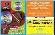 PROGRAMA MUNICIPALISTA  EM TEMPOS  DE  ELEIÇÕES