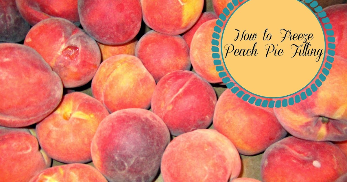 Easy Life Meal and Party Planning How to Freeze Peach Pie Filling