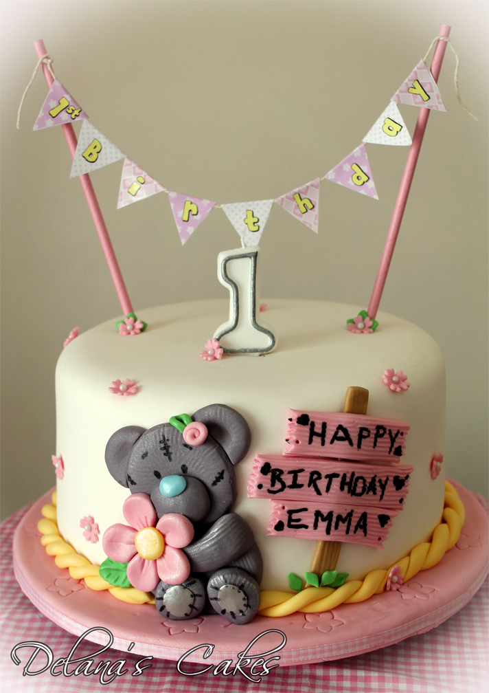 Delana's Cakes Tatty Teddy Birthday Cake