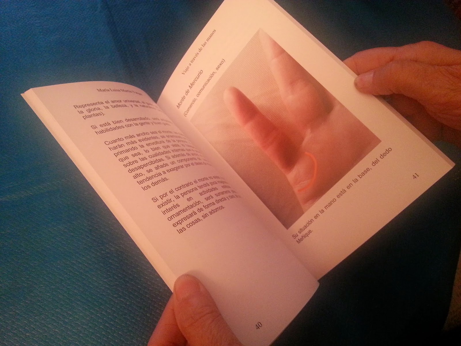 Viaje a través de las manos. Libro de lectura de manos