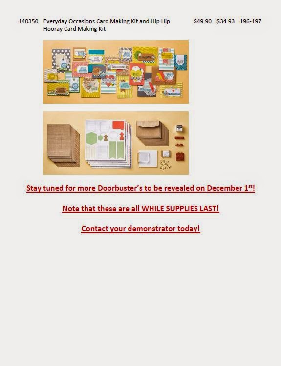 Debbie's Designs Stampin' Up! Doorbusters Sale!