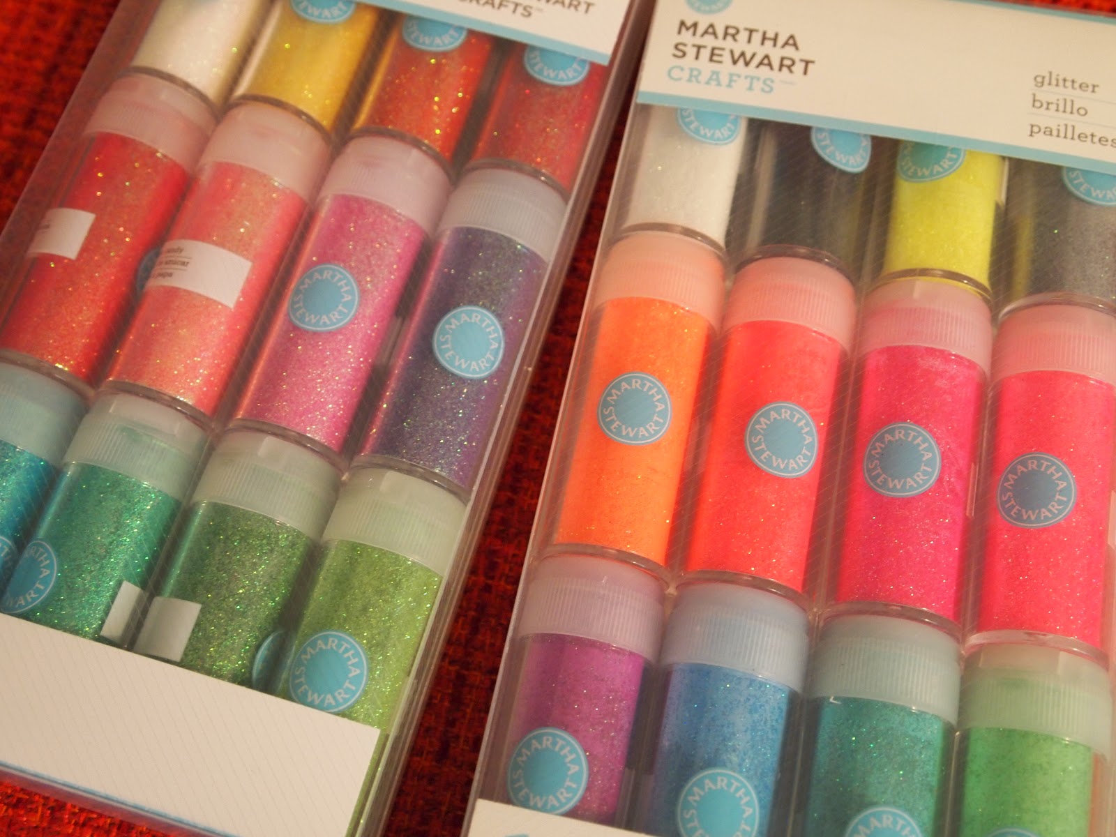 Fits of Wanderlust DIY Glitter and Paint Chip Notecards